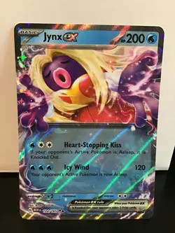 Jynx ex 124/165 Pokemon 151 Holo Double Rare - Image 1