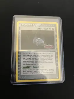 Claw Fossil 84/108 EXC Stamped Pokemon Reverse Holo EX Power Keepers - Image 4