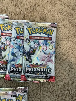 Prismatic Evolutions Booster Pack Lot 36 FACTORY SEALED PACKS Pokemon TCG 2025 - Image 2