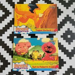 Pokemon Topps Pikachu's Vacation Cards '51' & '49'. Good Condition - Image 1