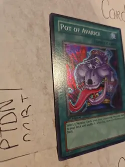 Yugioh! Pot Of Avarice EEN-EN037 1st Edition Super Rare NM/LP - Image 2