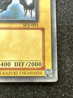 Red Eyes Black Dragon Card SDJ-001 Holo Yugioh TCG Starter Deck Joey MP A1 - Image 4