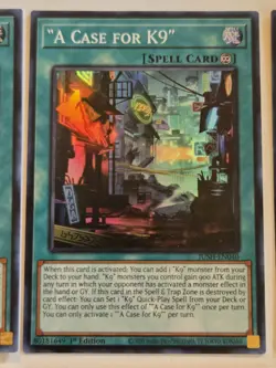 K9-17 Izuna JUSH-EN031 Ultra Rare Justice Hunters Yugioh Set 1st Edition Mint - Image 5