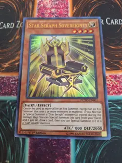 Yugioh Star Seraph Sovereignty DUPO-EN061 Ultra Rare 1st Edition Near Mint - Image 1