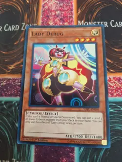 Yugioh Lady Debug SDPL-EN005 Super Rare 1st Edition Near Mint - Image 1