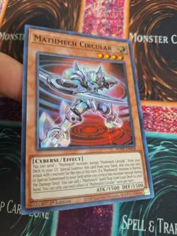 Yugioh Mathmech Circular POTE-EN028 Super Rare 1st Edition Near Mint - Image 2