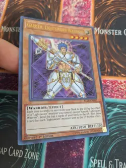 Yugioh Garoth, Lightsworn Warrior BLLR-EN037 Ultra Rare 1st Edition Near Mint - Image 2