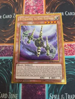 Yugioh Effect Buster Gundil the Cubic Behemoth MVP1-ENG35 Gold Rare 1st Ed NM - Image 1