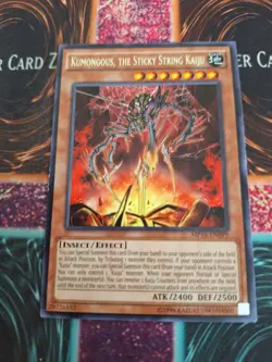 Yugioh Kumongous, the Sticky String Kaiju MP16-EN099 Rare Unlimited Near Mint - Image 1
