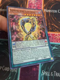 Yugioh Supreme King Gate Infinity MACR-EN018 Super Rare 1st Edition Near Mint - Image 2