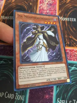 Yugioh Lyla, Twilightsworn Enchantress COTD-EN025 Super Rare 1st Edition NM - Image 2