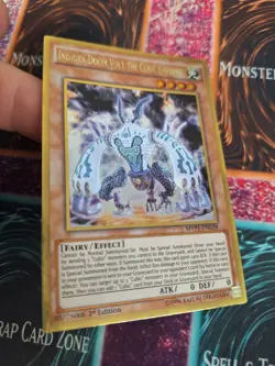 Yugioh Indiora Doom Volt the Cubic Emperor MVP1-ENG38 Gold Edition 1st Ed NM - Image 2