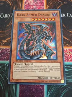 Yugioh Dark Armed Dragon CT07-EN016 Super Rare Limited Near Mint - Image 1