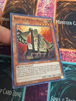 Yugioh Koa'ki Meiru Wall SESL-EN050 Super Rare 1st Edition Near Mint - Image 2
