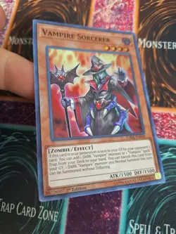 Yugioh Vampire Sorcerer DASA-EN049 Super Rare 1st Edition Near Mint - Image 2