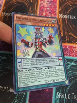 Yugioh Performapal Pendulum Sorcerer CT13-EN007 Super Rare Limited Near Mint - Image 2