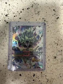 Broly : BR FS10-14 Bonus Pack Gold Alternate Art Dragon Ball Legends Card - Image 1