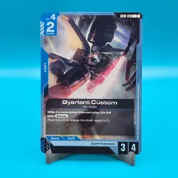 Byarlant Custom - Gundam Card Game #GD01-019 - NM / Mint Uncommon Single - Image 1