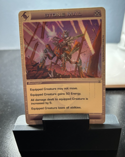 CHAOTIC ULTRA RARE RIPPLE FOIL STONE MAIL CARD - Image 3