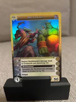 CHAOTIC SUPER RARE AKKALBI MAX ENERGY CARD - Image 1