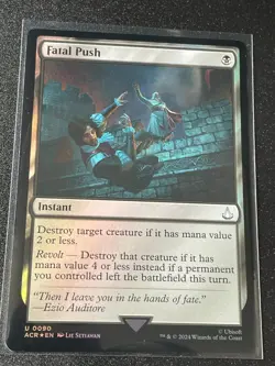 Fatal Push MTG Assassin's Creed Foil Card 0090 - Image 1