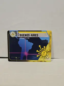 Pandemic Board Game Buenos Aires Argentina Location Card Replacement - Image 1