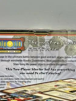 Lot Of 2 Xiaolin Showdown Collectable Card Game Starter Deck Sealed 2005 Read - Image 5