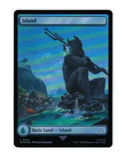 MTG - NM - Island - Full Art - Universes Beyond: Assassin's Creed 104 - Image 1