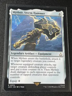 MTG Assassin's Creed R Mjolnir, Storm Hammer #0074 NM - Image 1