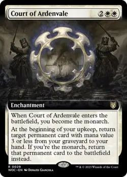 MTG English Court of Ardenvale (Extended Art) NM Foil - Image 1