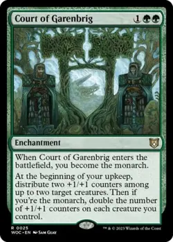 MTG English Court of Garenbrig NM Normal Commander: Wilds of Eldraine - Image 1