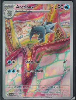 Pokemon TCG Arctibax Scarlet & Violet Paldea Evolved Holo Card 209/193 - Image 1