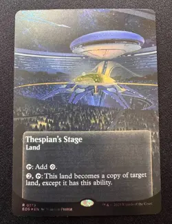 🌈 Thespian's Stage- Borderless Galaxy FOIL - MTG Edge of Eternities (EOS) - NM - Image 1