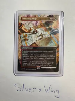 Windcrag Siege Borderless x1, MTG, Magic the Gathering, Tarkir: Dragonstorm, NM - Image 1