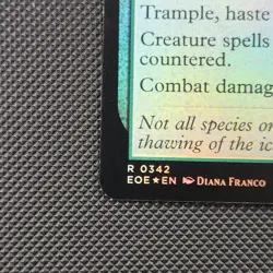 Frenzied Baloth Extended Art Foil MTG NM R 0342 EOE Edge of Eternities - Image 5