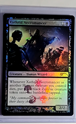 2014 MTG Magic The Gathering Media Promo Foil #A12 Xathrid Necromancer - Image 1
