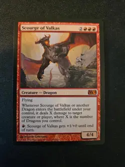 Scourge of Valkas x1 - M14 MTG English - Image 1