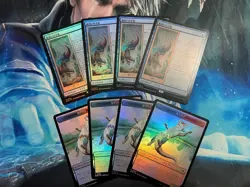 MTG BLB Stormchaser’s Talent Japanese Foil x4 Set + Otter Tokens JAPAN - Image 1