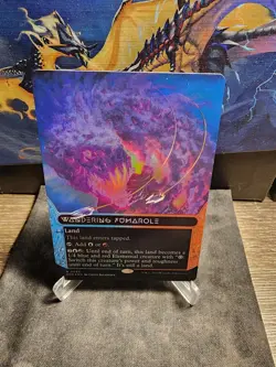 MtG Wandering Fumarole Foil Borderless Stellar Sights edge of eternities R 0045 - Image 1