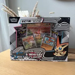 Pokemon Black Bolt/White Flare Unova SV10.5 Victini Illustration Collection - Image 1