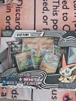 Pokemon Black Bolt/White Flare Unova SV10.5 Victini Illustration Collection - Image 1