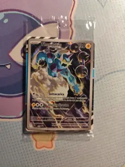 Carta Pokemon TCG Thundurus SVP 209 luce nera fuoco bianco promo sigillata ita - Image 1