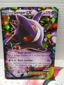 2014 Pokemon XY Phantom Forces Gengar EX Jumbo Promos #34/119 - Image 3