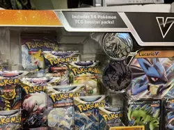 Pokemon TCG Lucario V & Tyranitar V Heavy Hitters Premium Collection Exclusive - Image 4