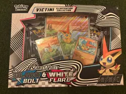 Pokemon Unova Victini Illustration Collection Black Bolt White Flare Sealed - Image 2