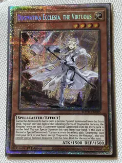 Yugioh Dogmatika Ecclesia The Virtuous ROTD 1st Ed Starlight Rare!! - Image 4