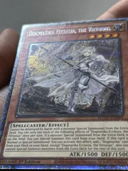Yugioh Dogmatika Ecclesia The Virtuous ROTD 1st Ed Starlight Rare!! - Image 5