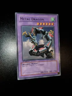 Yugioh 2002 Metal Dragon R 1st Ed. LOB-102 Near Mint - Image 2