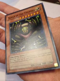 Yu-Gi-Oh Sanga of the Thunder MRD-025 1st Edition AE Super Rare Yugioh - Image 2