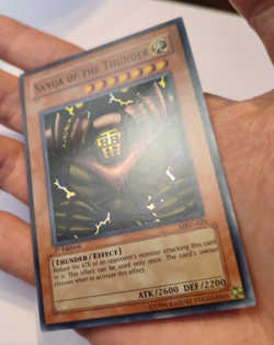 Yu-Gi-Oh Sanga of the Thunder MRD-025 1st Edition AE Super Rare Yugioh - Image 4